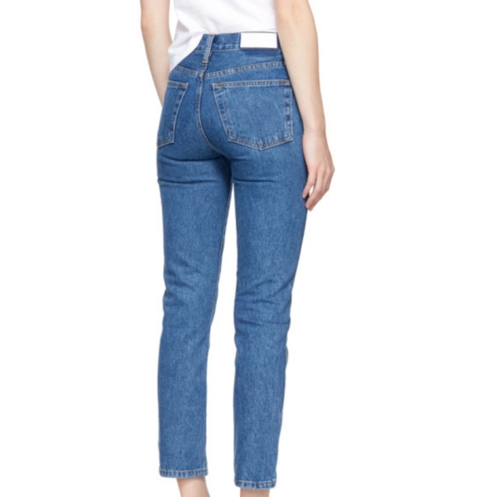 Re/Done Originals Double Needle Crop 2017 Jeans Size 24